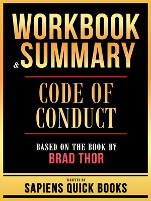 cover image of Workbook & Summary--Code of Conduct--Based On the Book by Brad Thor